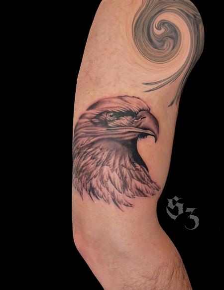 Tattoos - Quade Dahlstrom Eagle - 142190